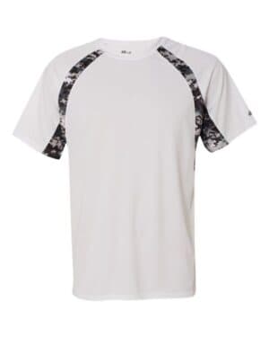 WHITE/ BLACK Badger 4140 hook digital t-shirt