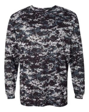 BLACK DIGITAL Badger 4184 digital camo long sleeve t-shirt