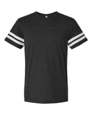 Lat 6937 football fine jersey tee