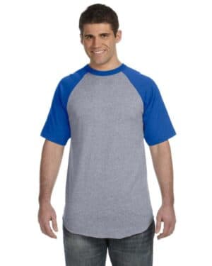 ATH HTHR/ ROYAL Augusta sportswear 423 adult short-sleeve baseball jersey