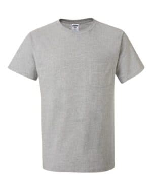 ATHLETIC HEATHER Jerzees 29MPR dri-power 50/50 pocket t-shirt