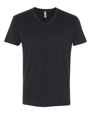 BLACK Next level 6440 sueded v-neck t-shirt