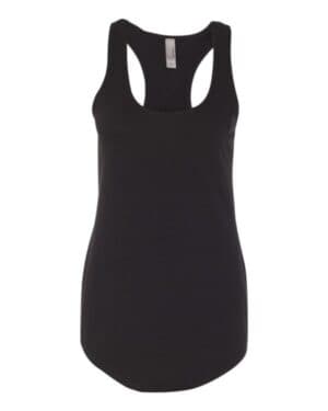 BLACK 6933 womens lightweight french terry racerback tank