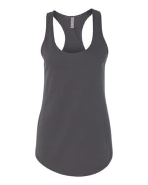DARK GREY 6933 womens lightweight french terry racerback tank
