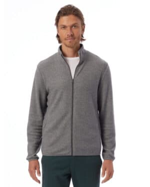 ECO GREY Alternative 43262RT adult full zip fleece jacket