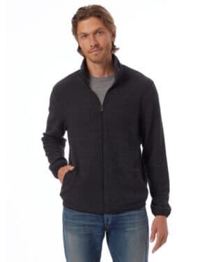 ECO BLACK Alternative 43262RT adult full zip fleece jacket