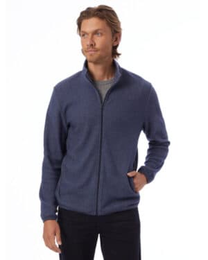 ECO NAVY Alternative 43262RT adult full zip fleece jacket