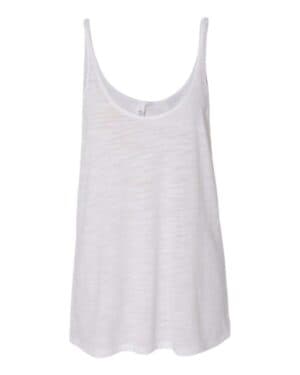WHITE SLUB Bella canvas 8838 women's slouchy tank