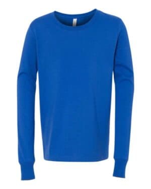 TRUE ROYAL Bella canvas 3501Y youth jersey long sleeve tee