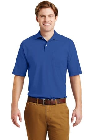 ROYAL 436MP jerzees-spotshield 54-ounce jersey knit sport shirt with pocket 