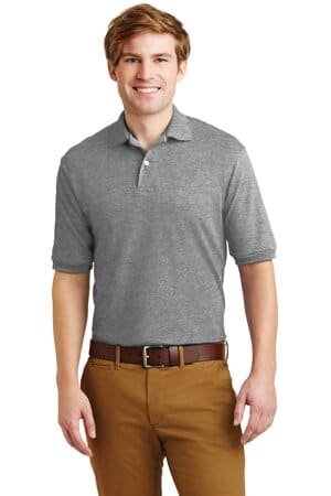 437M jerzees-spotshield 54-ounce jersey knit sport shirt 