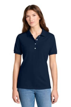 J. NAVY 437W jerzees women's dri-power sport shirt