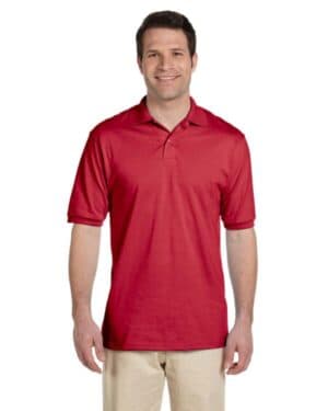 TRUE RED Jerzees 437 adult spotshield jersey polo