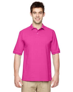 Jerzees 437 adult spotshield jersey polo