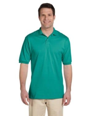 JADE Jerzees 437 adult spotshield jersey polo