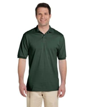 FOREST GREEN Jerzees 437 adult spotshield jersey polo