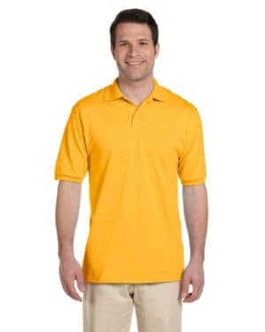 GOLD Jerzees 437 adult spotshield jersey polo