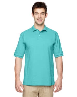 Jerzees 437 adult spotshield jersey polo