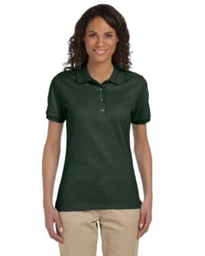 FOREST GREEN Jerzees 437W ladies' spotshield jersey polo