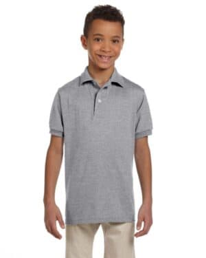 Jerzees 437Y youth spotshield jersey polo