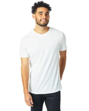 WHITE Alternative 4400HM men's modal tri-blend t-shirt