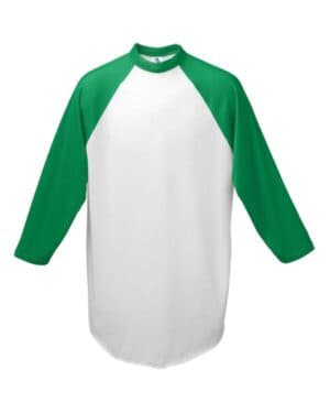 WHITE/ KELLY Augusta sportswear 4421 youth baseballjersey