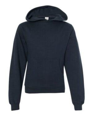 NAVY Independent trading co SS4001Y youth midweight hooded sweatshirt