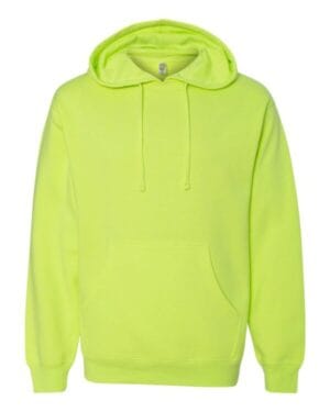 SAFETY YELLOW Independent trading co SS4500 midweight hooded sweatshirt