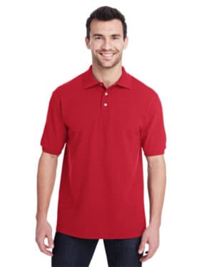 TRUE RED Jerzees 443MR adult piqu polo