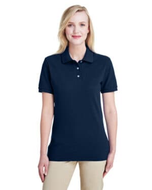 J NAVY Jerzees 443WR ladies' premium ringspun cotton piqu polo