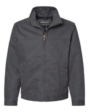CHARCOAL 5028 maverick boulder cloth jacket with blanket lining