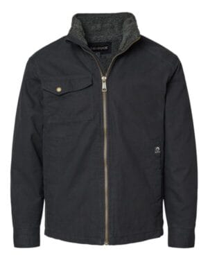 BLACK 5037 endeavor canyon cloth canvas jacket with sherpa lining