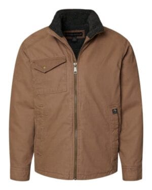 FIELD KHAKI 5037 endeavor canyon cloth canvas jacket with sherpa lining