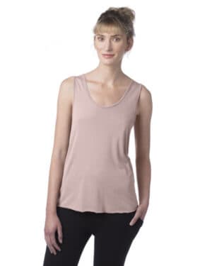 ROSE QUARTZ Alternative 4460HM ladies' modal tri-blend racer tank