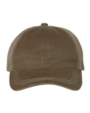 KHAKI Outdoor cap HPD610M weathered mesh-back cap