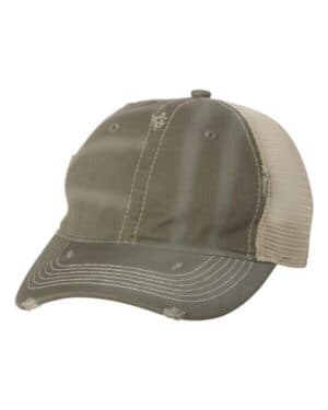 OLIVE/ KHAKI Valucap 3150 bounty dirty-washed mesh-back cap
