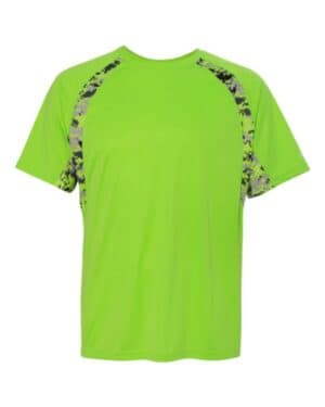 LIME/ LIME DIGITAL Badger 4140 hook digital t-shirt