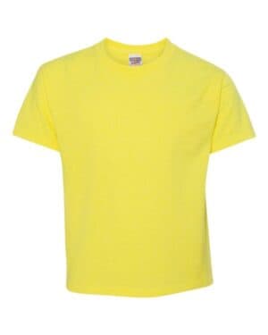 NEON YELLOW Jerzees 29BR dri-power youth 50/50 t-shirt