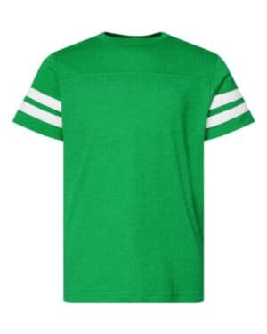 Lat 6137 youth football fine jersey tee