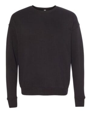BLACK 3945 unisex sponge fleece drop shoulder crewneck sweatshirt