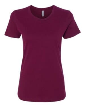 MAROON Next level 3900 womens cotton t-shirt