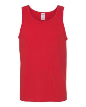RED Gildan 5200 heavy cotton tank top