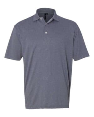 HEATHERED NAVY Sierra pacific 0469 moisture free mesh polo