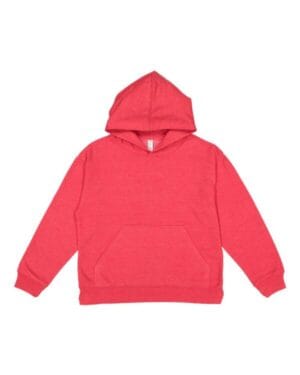 VINTAGE RED Lat 2296 youth pullover hooded sweatshirt