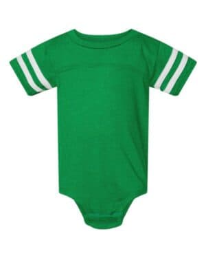 Rabbit skins 4437 infant football fine jersey bodysuit