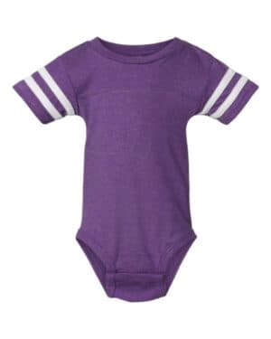 Rabbit skins 4437 infant football fine jersey bodysuit