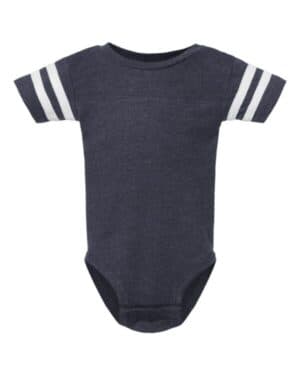 Rabbit skins 4437 infant football fine jersey bodysuit