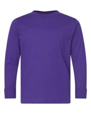 Lat 6201 youth fine jersey long sleeve tee