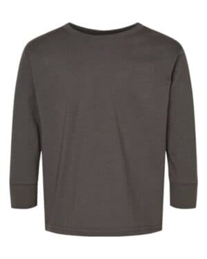 CHARCOAL Rabbit skins 3302 toddler fine jersey long sleeve tee