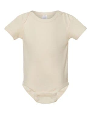 NATURAL Rabbit skins 4400 infant baby rib bodysuit
